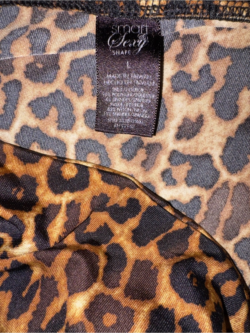 smart & sexy Leopard Print Strapless Ruched Tube Top - Picture 4 of 4